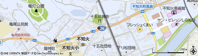 熊本県宇城市不知火町高良1054周辺の地図