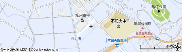 熊本県宇城市不知火町長崎100周辺の地図
