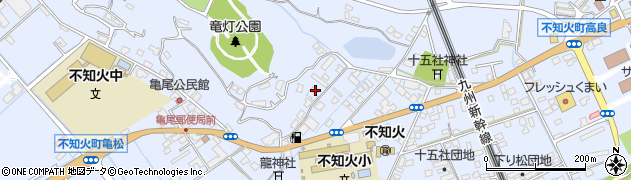 熊本県宇城市不知火町高良1837周辺の地図