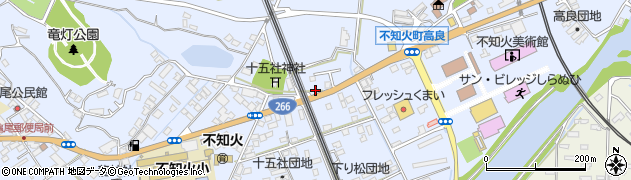 熊本県宇城市不知火町高良420周辺の地図