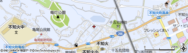 熊本県宇城市不知火町高良1868周辺の地図
