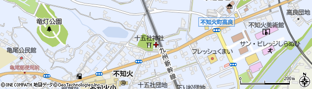 熊本県宇城市不知火町高良425周辺の地図