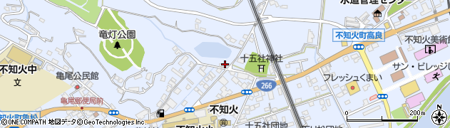 熊本県宇城市不知火町高良539周辺の地図