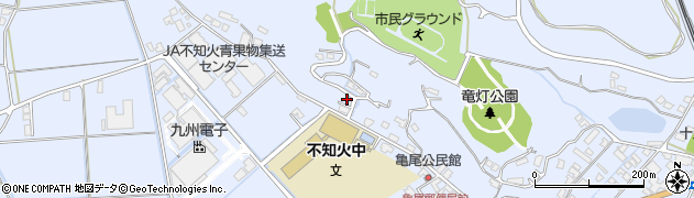 熊本県宇城市不知火町高良1731周辺の地図