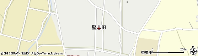熊本県美里町（下益城郡）堅志田周辺の地図
