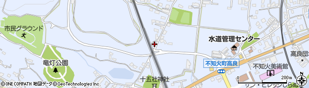 熊本県宇城市不知火町高良435周辺の地図