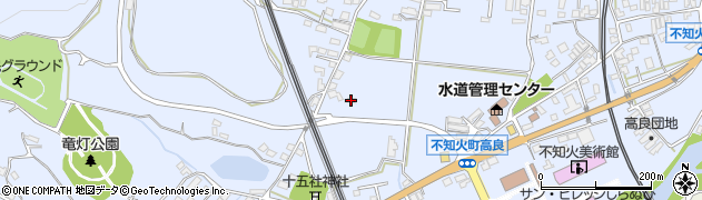 熊本県宇城市不知火町高良345周辺の地図