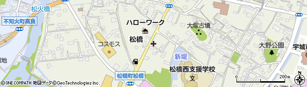 熊本県宇城市松橋町松橋274周辺の地図