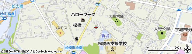 熊本県宇城市松橋町松橋278周辺の地図