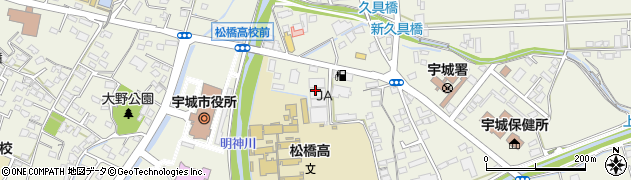 ＪＡ熊本うき松橋周辺の地図