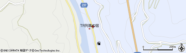 東日之影温泉駅周辺の地図
