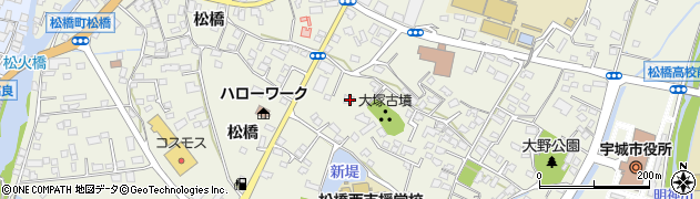 熊本県宇城市松橋町松橋352周辺の地図