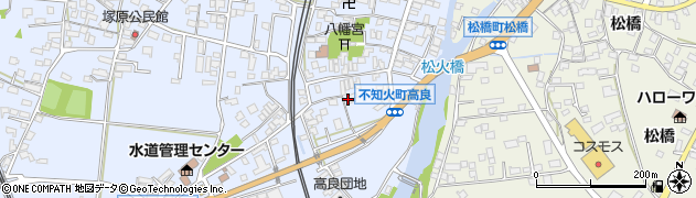 熊本県宇城市不知火町高良2468周辺の地図