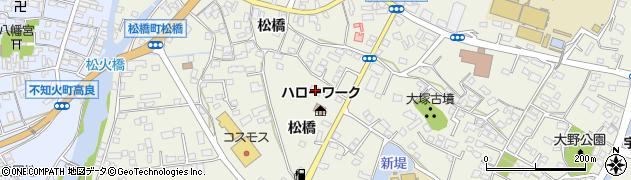 熊本県宇城市松橋町松橋264周辺の地図