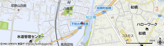 熊本県宇城市不知火町高良2454周辺の地図