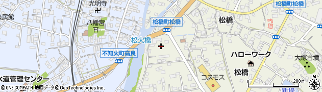 熊本県宇城市松橋町松橋109周辺の地図