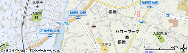 熊本県宇城市松橋町松橋223周辺の地図