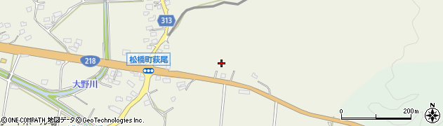 熊本県宇城市松橋町萩尾482周辺の地図