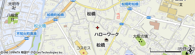 熊本県宇城市松橋町松橋251周辺の地図