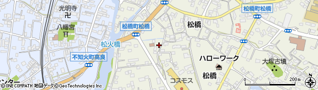 熊本県宇城市松橋町松橋141周辺の地図