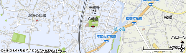 熊本県宇城市不知火町高良2695周辺の地図