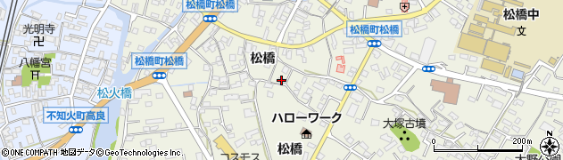熊本県宇城市松橋町松橋1072周辺の地図