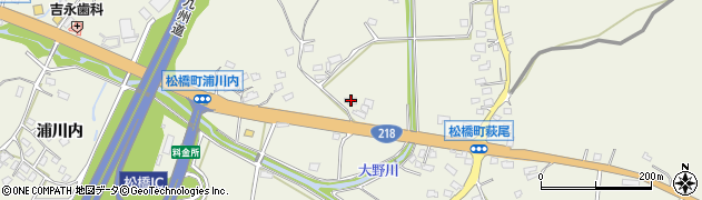 熊本県宇城市松橋町萩尾897周辺の地図