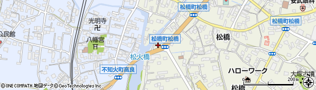熊本県宇城市松橋町松橋118周辺の地図