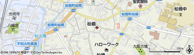 熊本県宇城市松橋町松橋1070周辺の地図