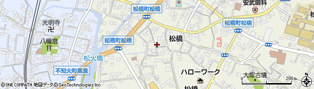 熊本県宇城市松橋町松橋1109周辺の地図