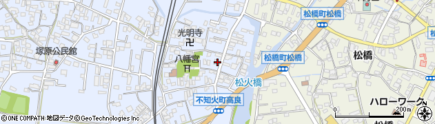 熊本県宇城市不知火町高良2666周辺の地図