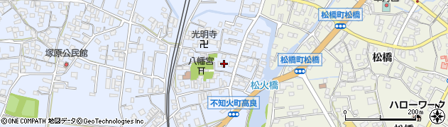 熊本県宇城市不知火町高良2677周辺の地図