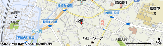 熊本県宇城市松橋町松橋1076周辺の地図