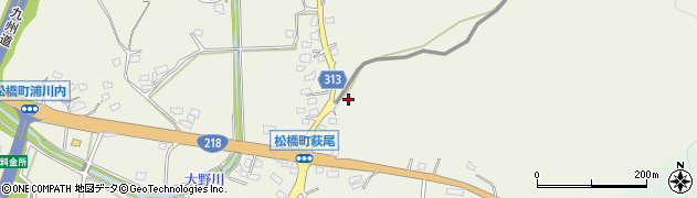 熊本県宇城市松橋町萩尾541周辺の地図