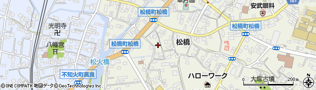 熊本県宇城市松橋町松橋1114周辺の地図