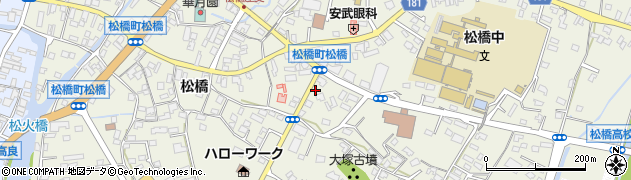 熊本県宇城市松橋町松橋462周辺の地図