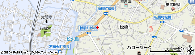 マクドナルド松橋店周辺の地図