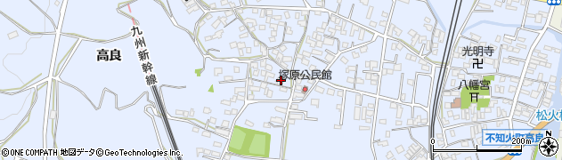 熊本県宇城市不知火町高良1003周辺の地図