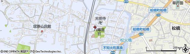 熊本県宇城市不知火町高良2717周辺の地図