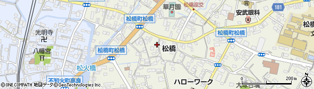 熊本県宇城市松橋町松橋1095周辺の地図