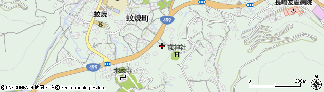 長崎県長崎市蚊焼町2093周辺の地図