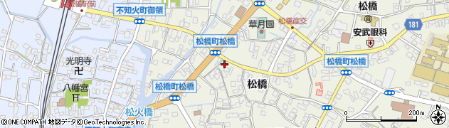 熊本県宇城市松橋町松橋998周辺の地図