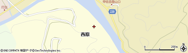 熊本県上益城郡甲佐町西原610周辺の地図