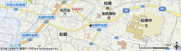 熊本県宇城市松橋町松橋488周辺の地図