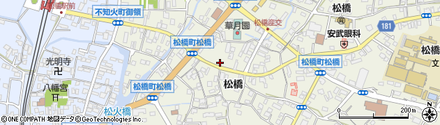 熊本県宇城市松橋町松橋1004周辺の地図