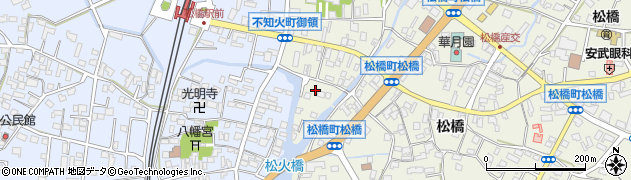 熊本県宇城市松橋町松橋1161周辺の地図
