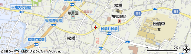 熊本県宇城市松橋町松橋585周辺の地図