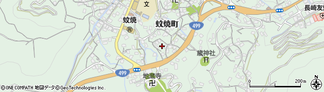 長崎県長崎市蚊焼町1870周辺の地図