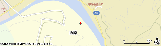熊本県上益城郡甲佐町西原615周辺の地図