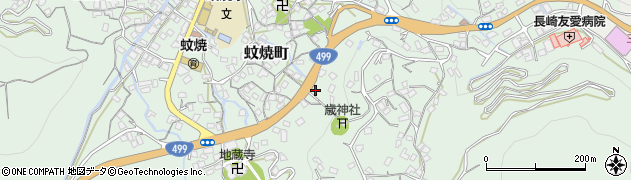 長崎県長崎市蚊焼町2099周辺の地図